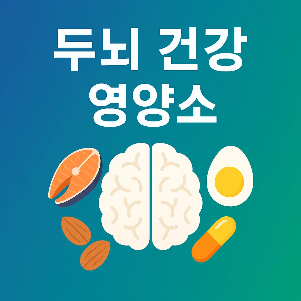 두뇌 건강에 좋은 영양소 TOP 5