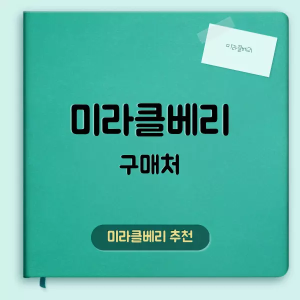 미라클베리에 대하여