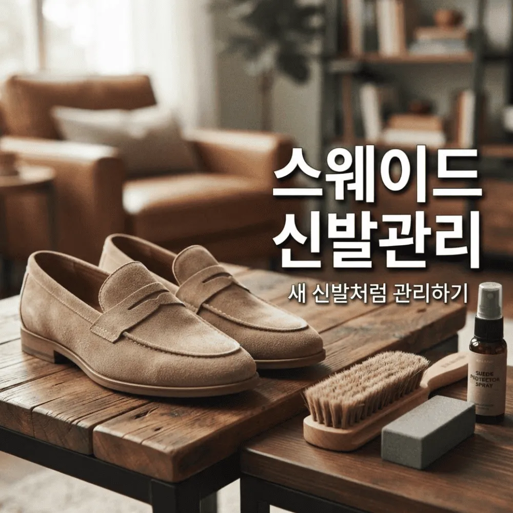 스웨이드 신발 관리법