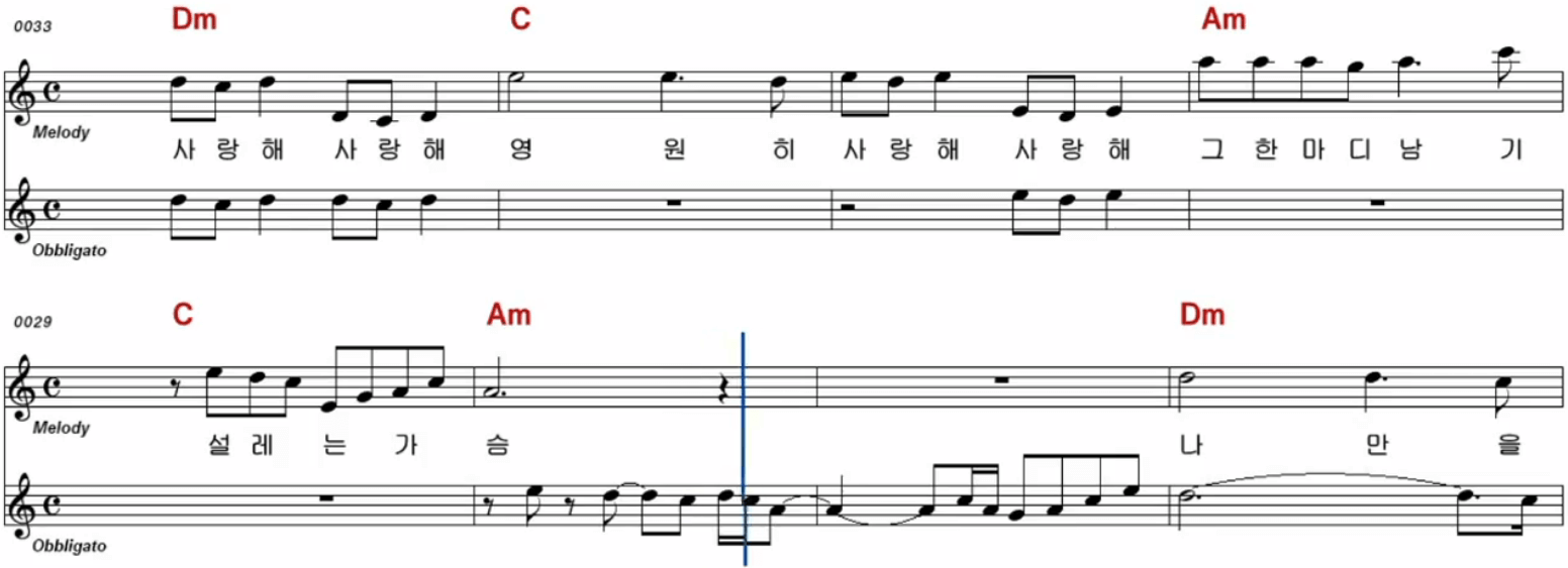 김용임 꽃바람 악보