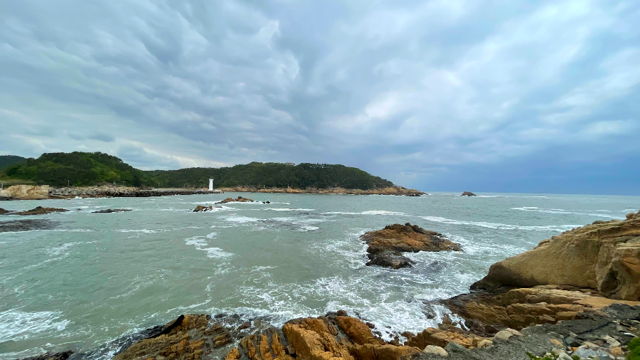 기장 죽성 드림성당 세트장 전망