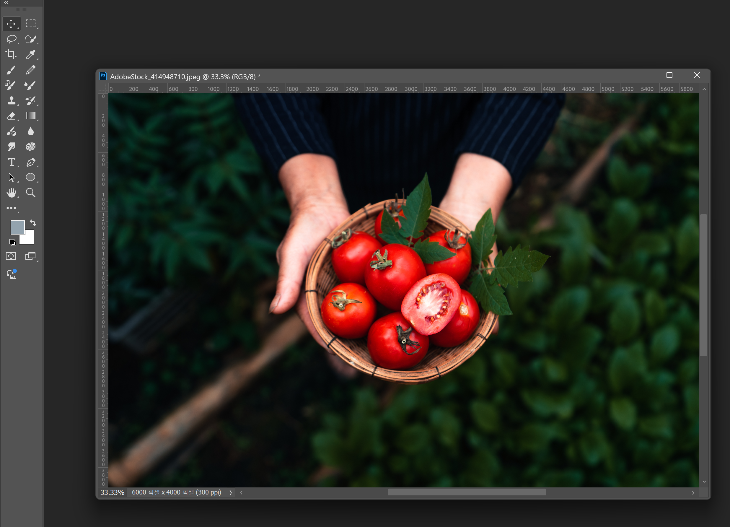 포토샵 새로운 사진 불러오기
