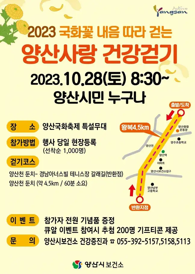 양산 국화 축제