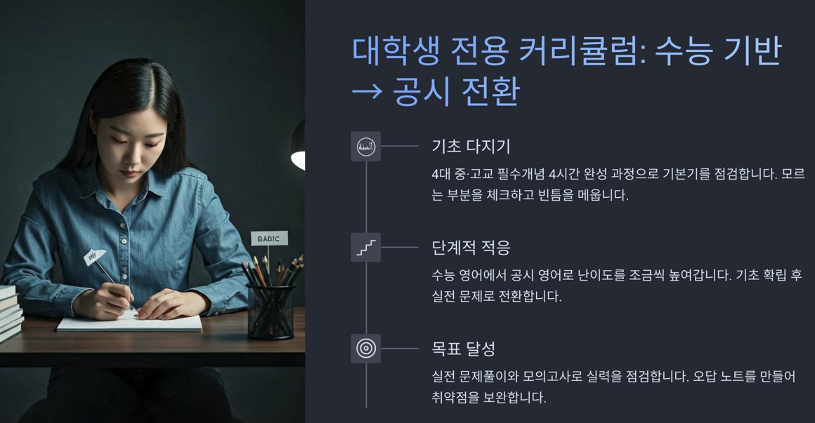 대학생 전용 커리큘럼