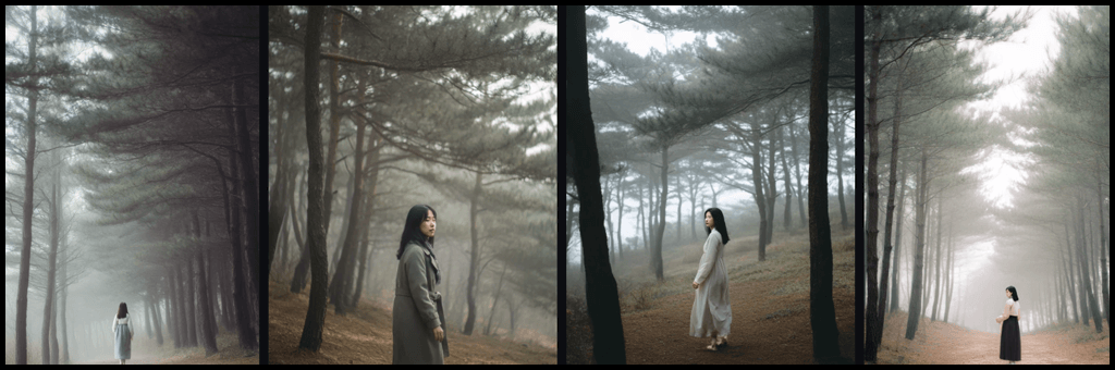 style raw + stylize 0 이미지 예시 Midjourney