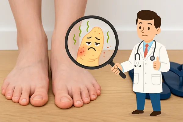 무좀 초기증상 확인하는 방법 안내