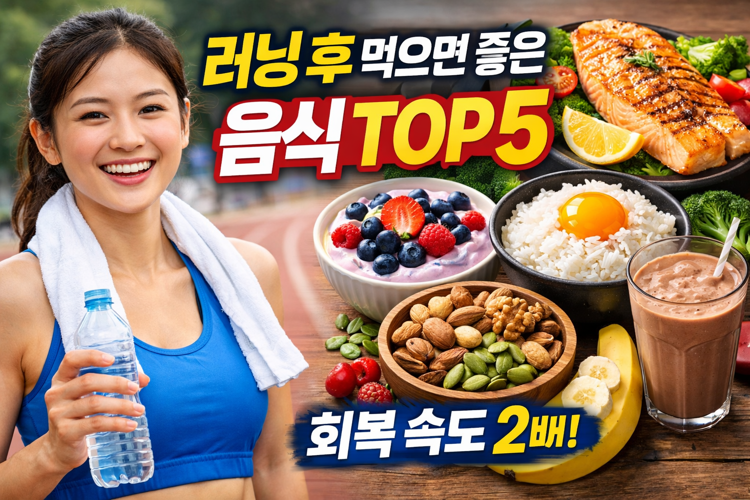 러닝 후 먹으면 좋은 음식