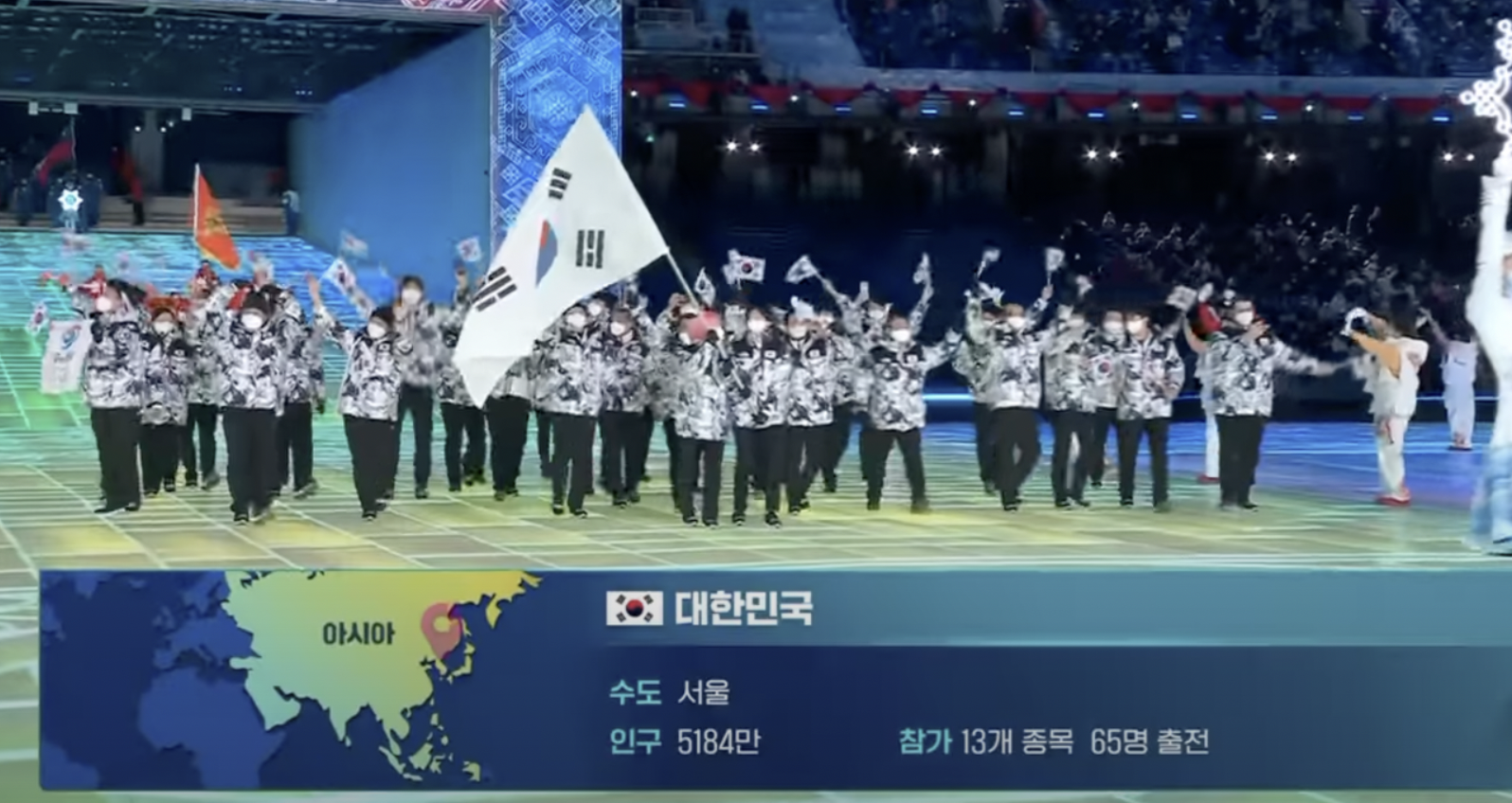 베이징 올림픽 대한민국 입장