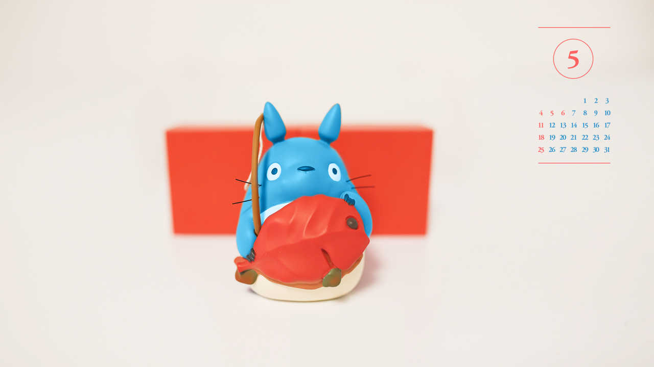 09 토토로 A - 2025년5월 노트북배경화면