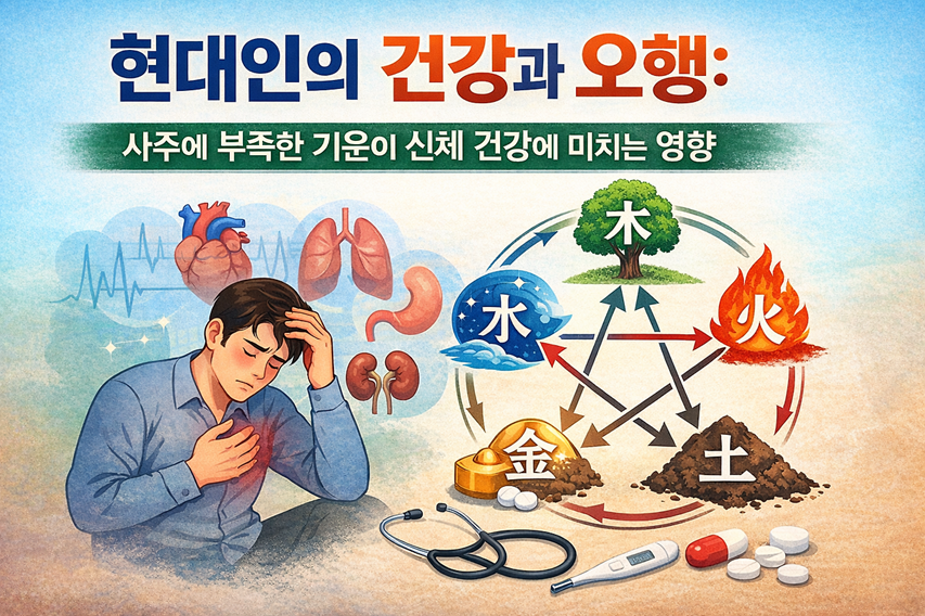 사주에 부족한 기운이 신체 건강에 미치는 영향