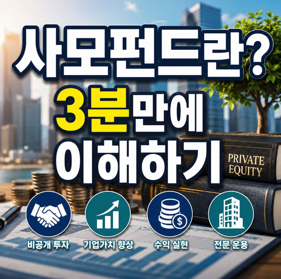 사모펀드란 ? 3분 요약