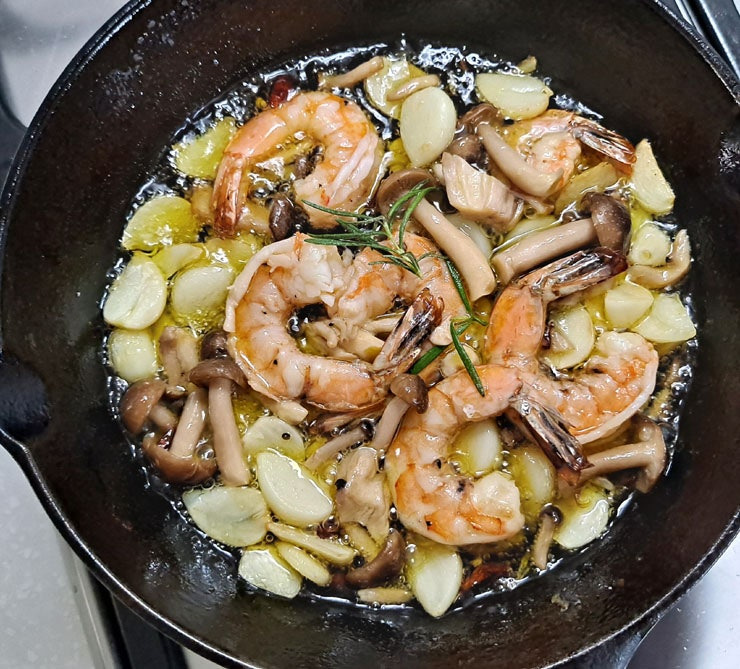 오늘 만든 감바스