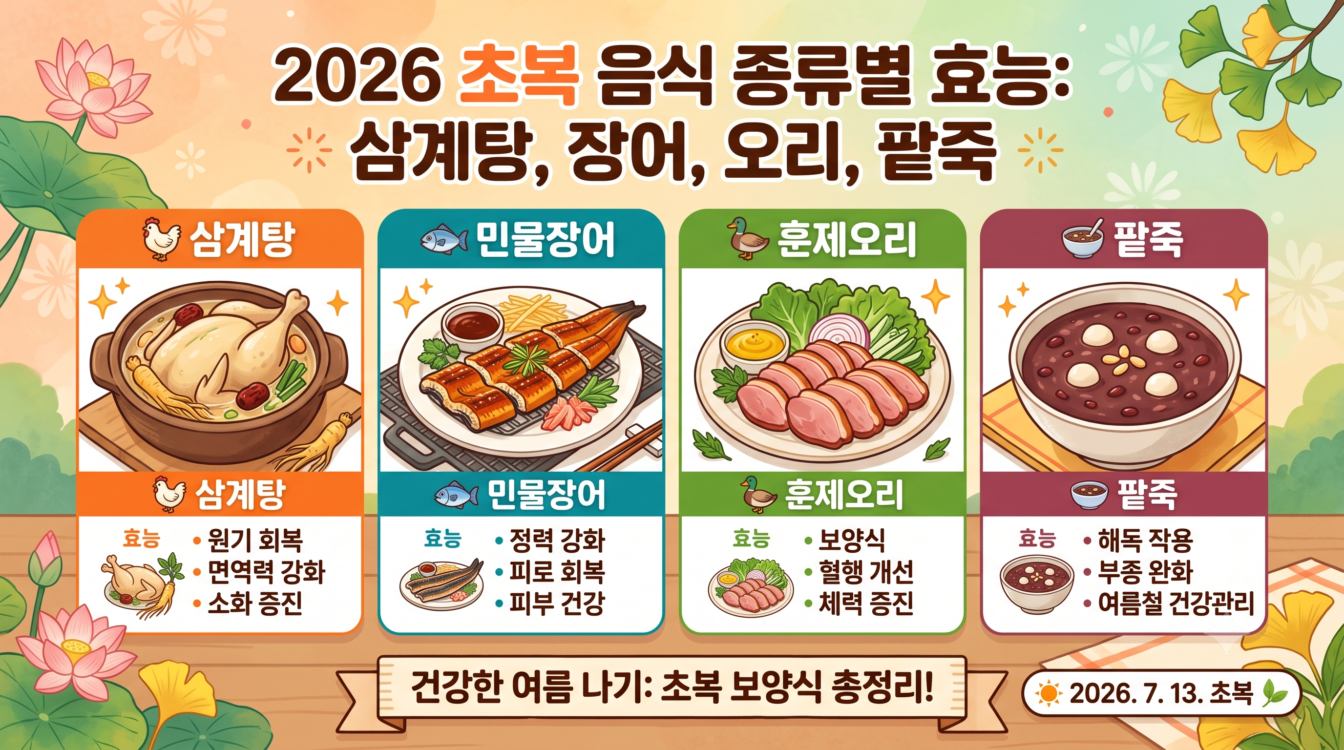 2026년-초복-음식