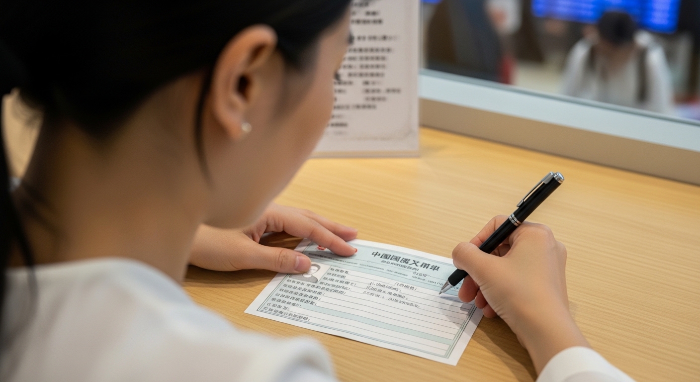 중국 입국신고서 작성 방법 및 온라인 QR 모바일 동반자 등록 비자 신청