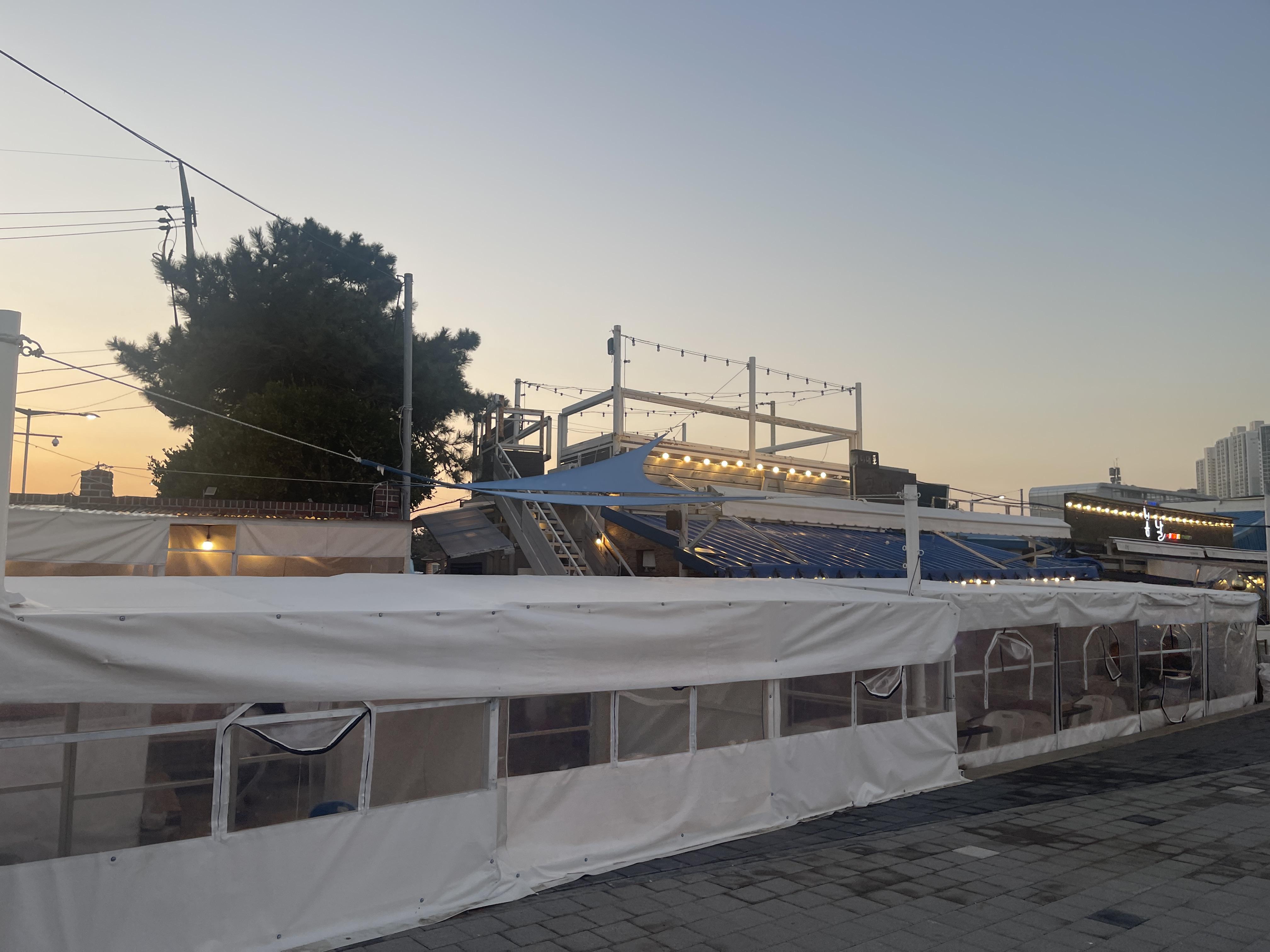 부산 다대포해수욕장 술집맛집 할매집 포장마차