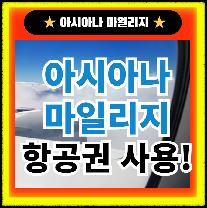아시아나-마일리지-항권권-사용법