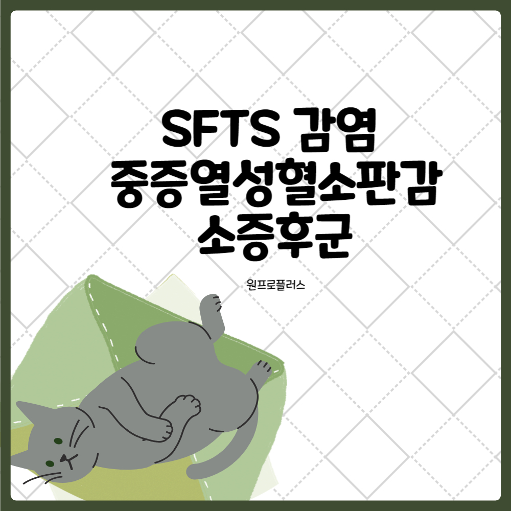 sfts감염 중증열성혈소판감소증후군