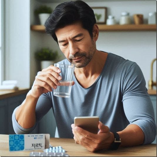 지르텍 복용법과 주의점