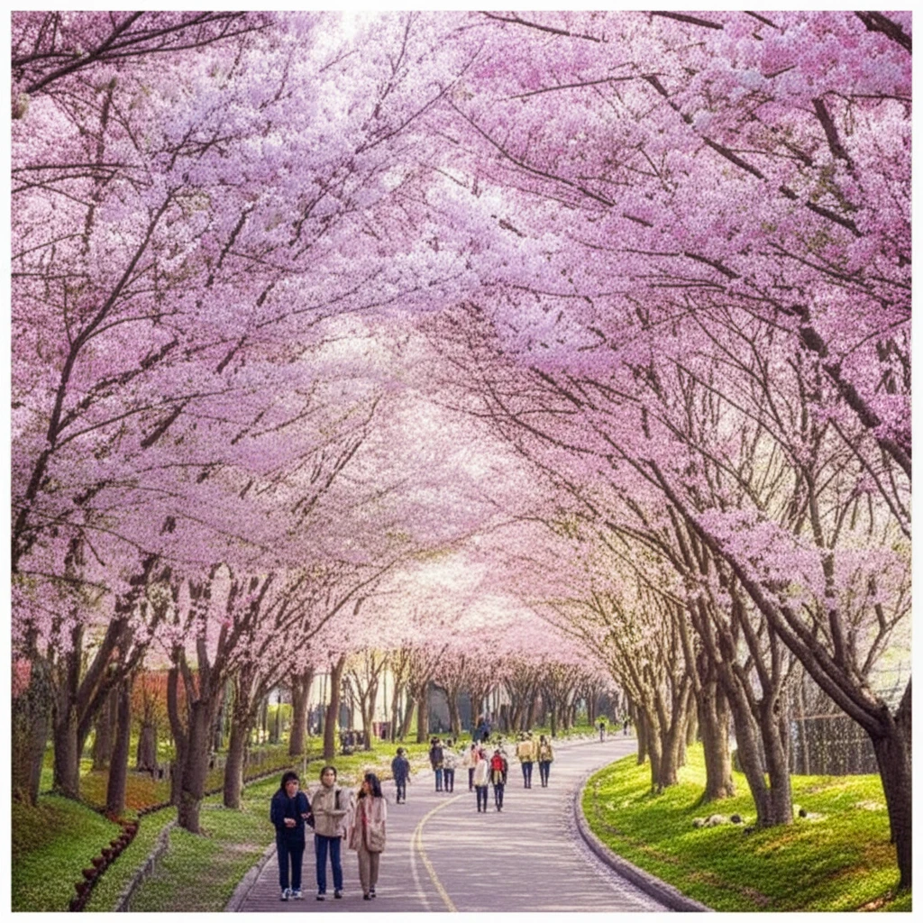 2026년 달맞이길 벚꽃 만개 시기 ..