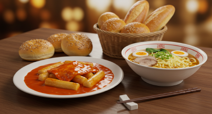 보상심리(빵, 면, 떡볶이 등의 정제 탄수화물) 폭식