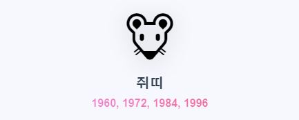 2026년 1월 띠별 운세