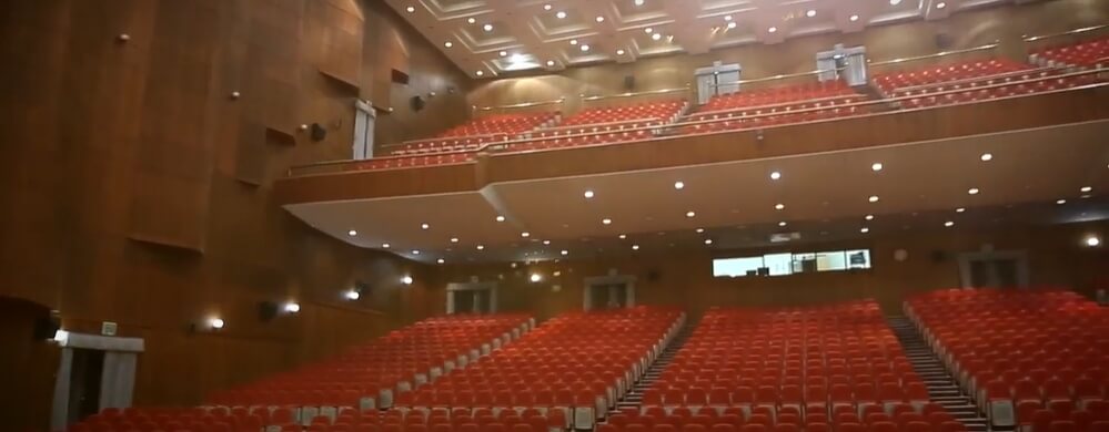 충남대학교 정심화국제문화회관 정심화홀 내부 모습