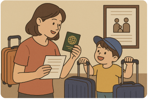 아이와 해외여행 필수 준비물 & 영문 가족관계증명서 발급 방법 관련 사진
