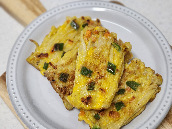 팽이버섯 계란전