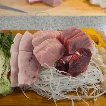 명문참치 참치회