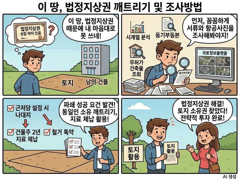 법정지상권 깨트리기 및 조사방법