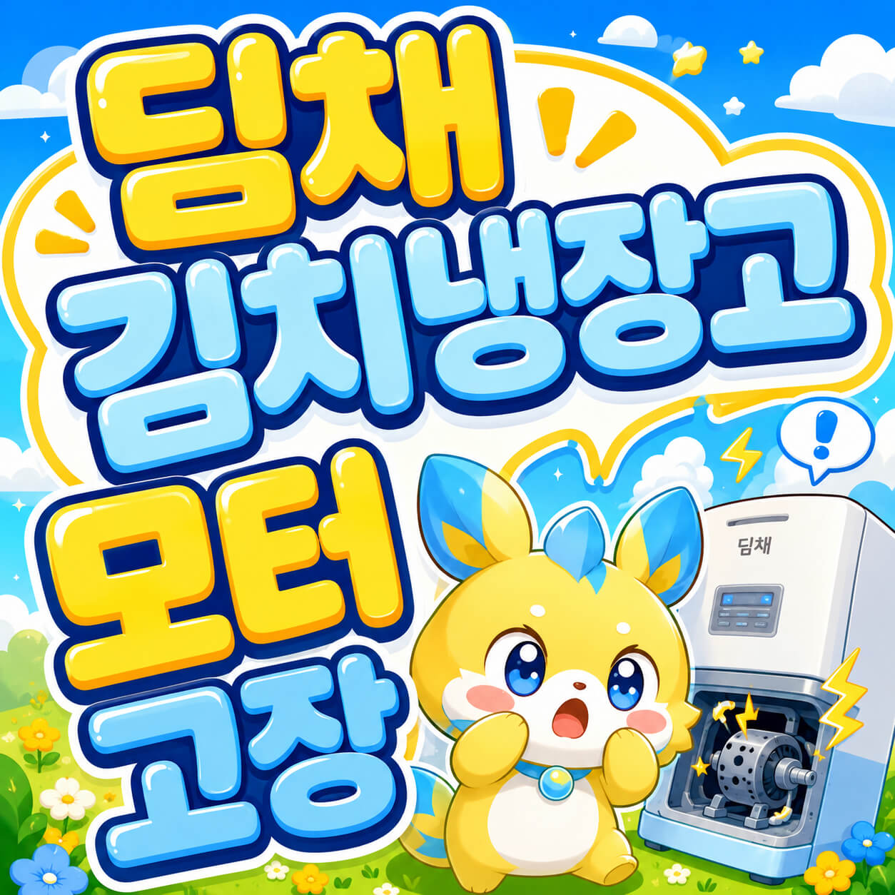 딤채 김치냉장고 모터 고장