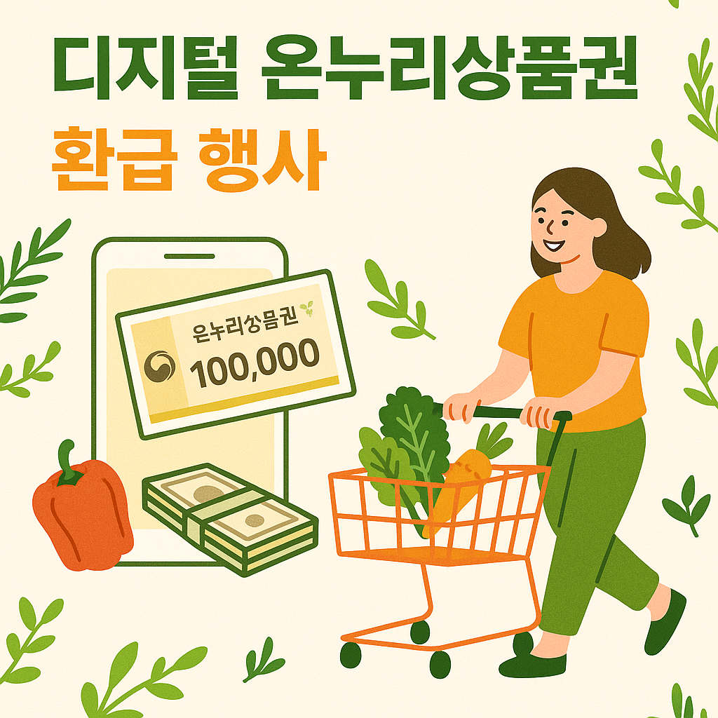 디지털 온누리 상품권 최대 20% 환급 행사