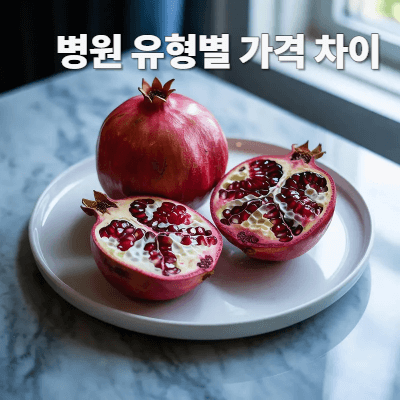 병원 유형별 가격 차이