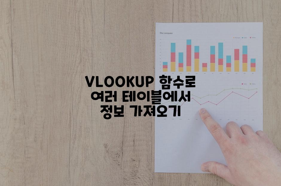 VLOOKUP 함수로 여러 테이블에서 정보 가져오기