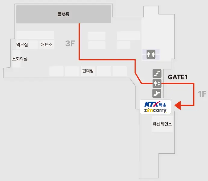 익산역의-특송영업소에-가는길을-설명하는-약도