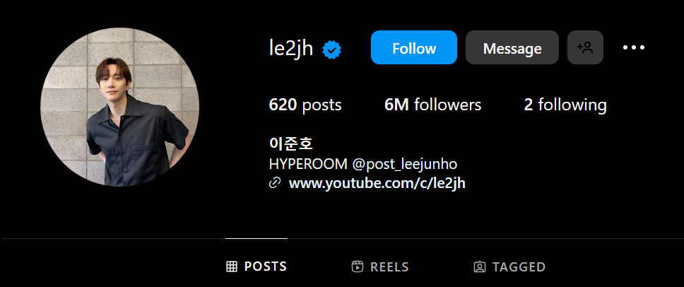 이준호 인스타그램