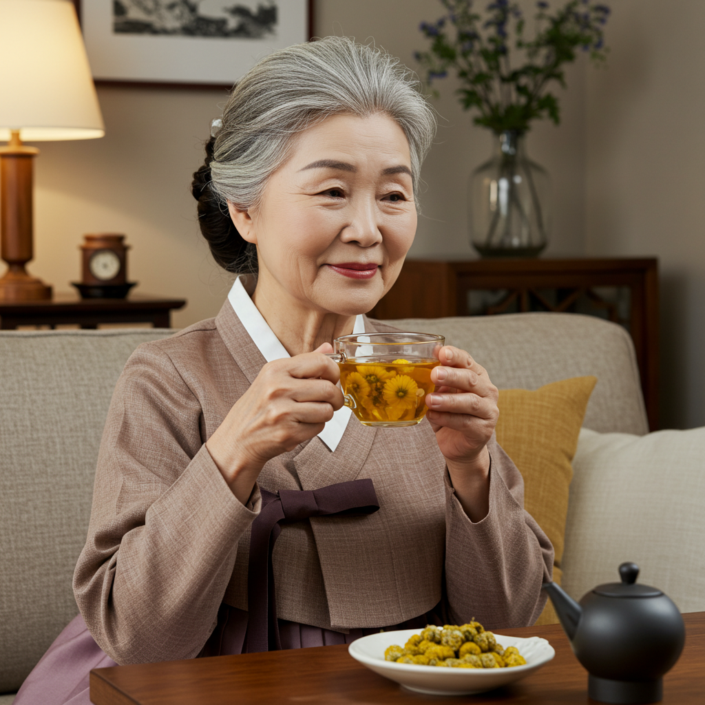 국화차 – 마음을 편안하게, 혈압을 안정되게