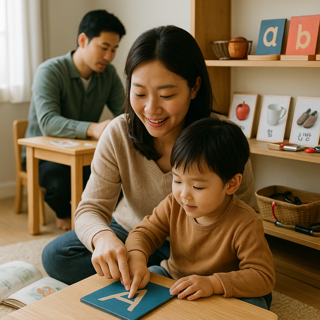 언어 발달 돕는 몬테소리 활동 5가지
