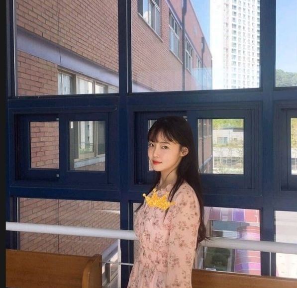 여캠 은비 교생 시절 인증샷 사진