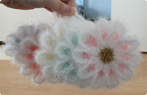 예쁜곰팅 왕꽃 수세미