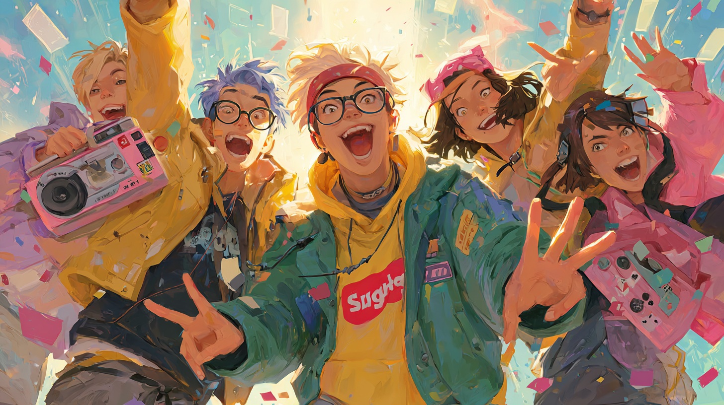 유튜버 하이틴TV 상징 사진