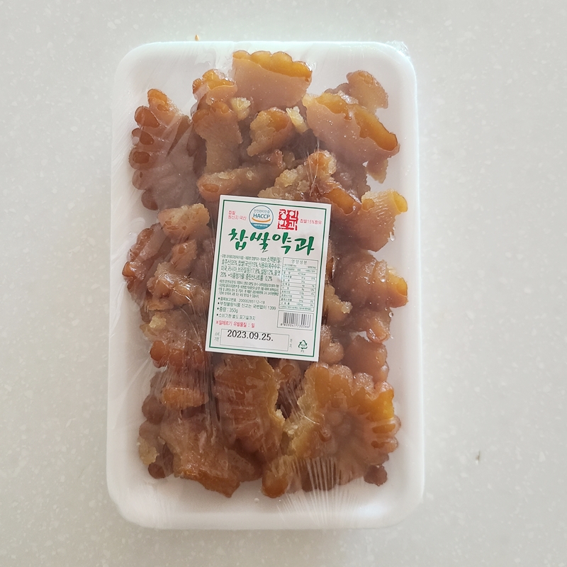 장인한과 찹쌀약과 한팩