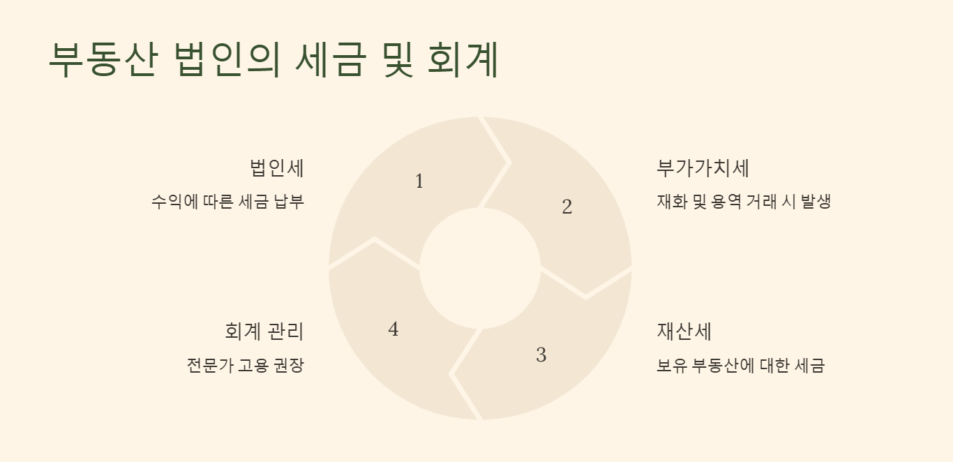 부동산 법인의 세금 및 회계