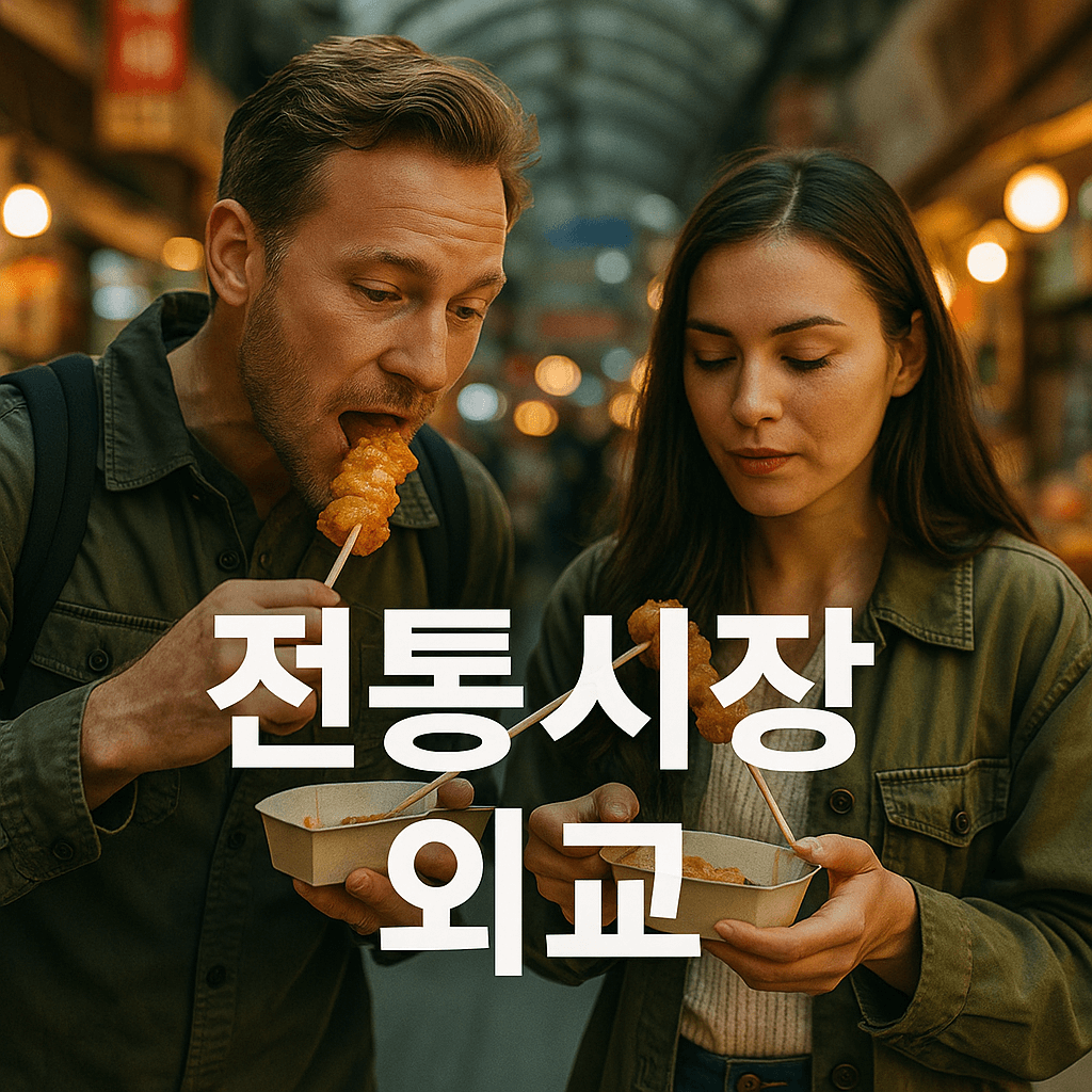 시장 한 그릇 외교 전통시장에서 만나는 글로벌 문화와 K-푸드