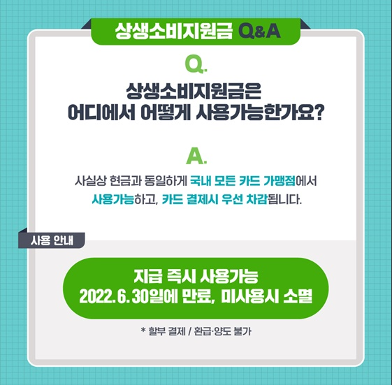 상생 소비지원금