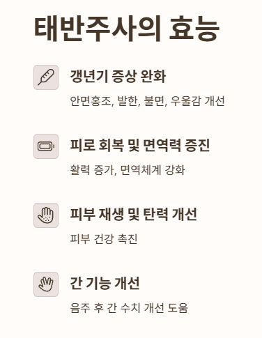 태반주사의 효능