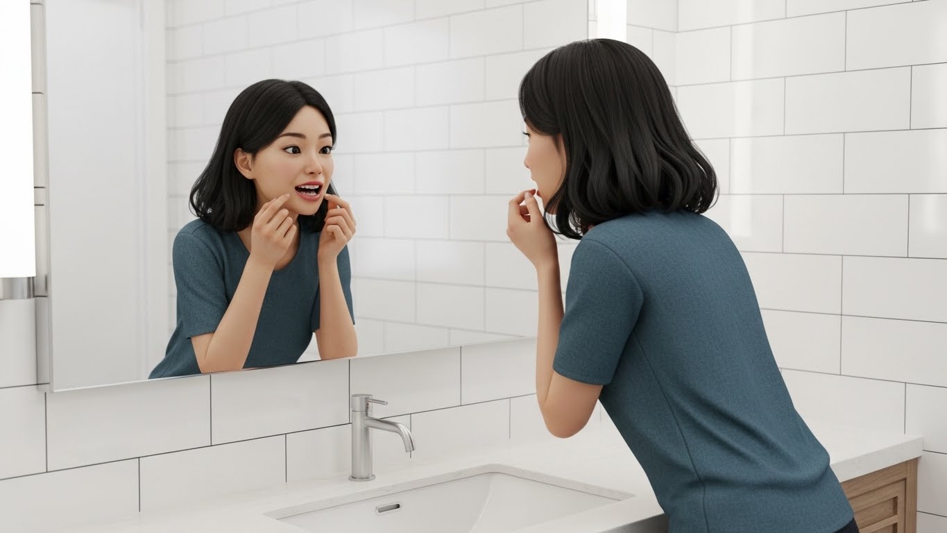비수술교정, 턱관절운동, 안면비대칭자가진단