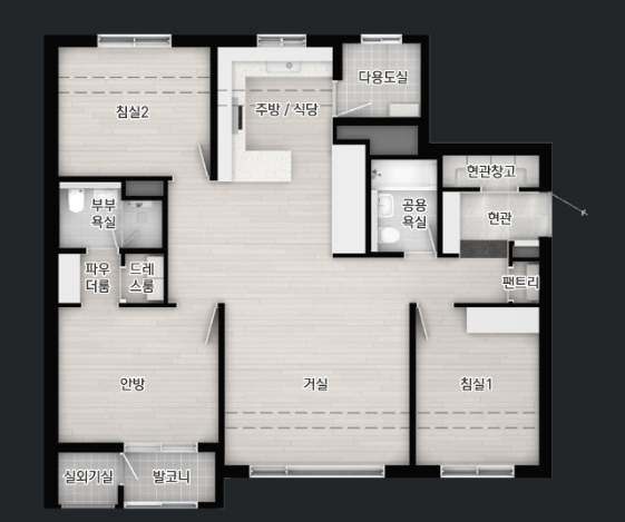 이문 아이파크자이 분양가 평면도
