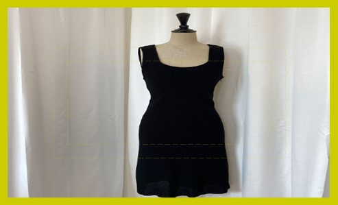 블랙 슬리브리스 원피스