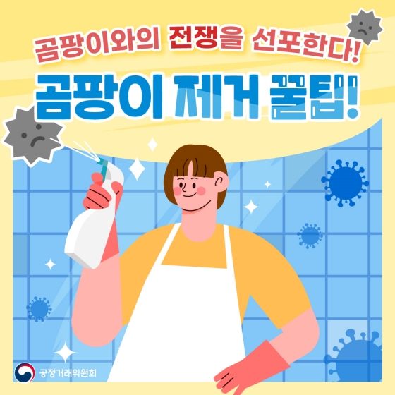 옷, 거실, 방, 화장실, 주방, 욕실, 에어컨 등 곰팡이 제거하는 5가지 방법